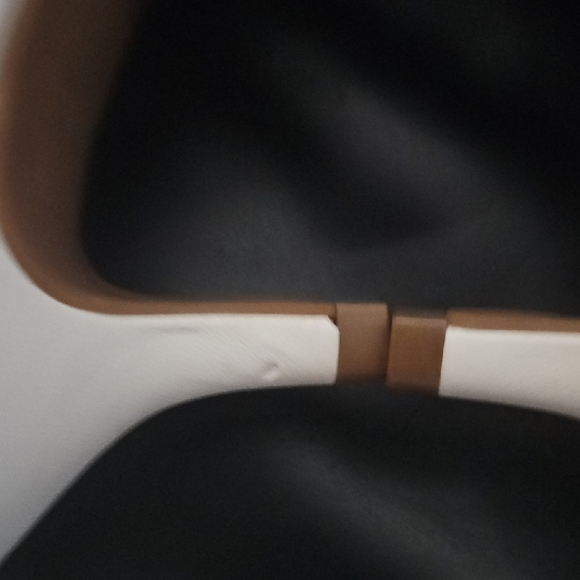 Joe Fresh Women's White 1.5 Patent Faux Vegan Leather Slip On Kitten Heel Sz 6US - Picture 6 of 10